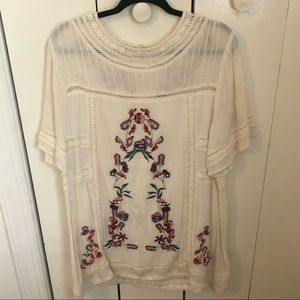 White Embroidered Tunic